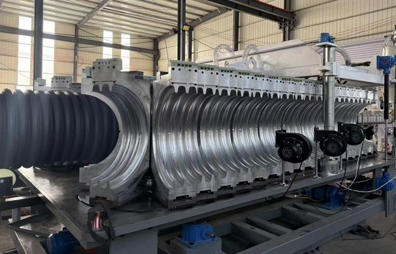 FULLWIN-Large-Size-Aluminum-Mold-Double-Wall-Corrugated-Pipe-Production-Line