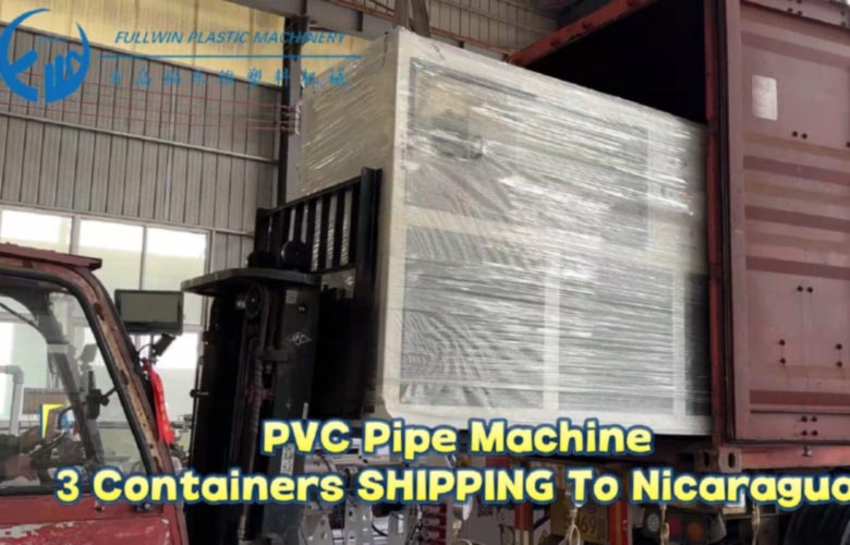 Qingdao-Fullwin-4-Out-PVC-Pipe-Production-Line-Successfully-Shipped-to-Nicaragua