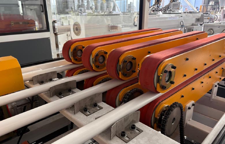 Shipment-16–32mm-PVC-Four-out-Pipe-Extrusion-Line