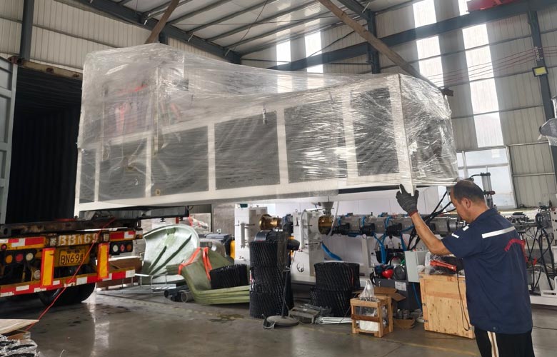 PE-Pipe-Profile-Integrated-Production-Line-Shipped-to-Mexico