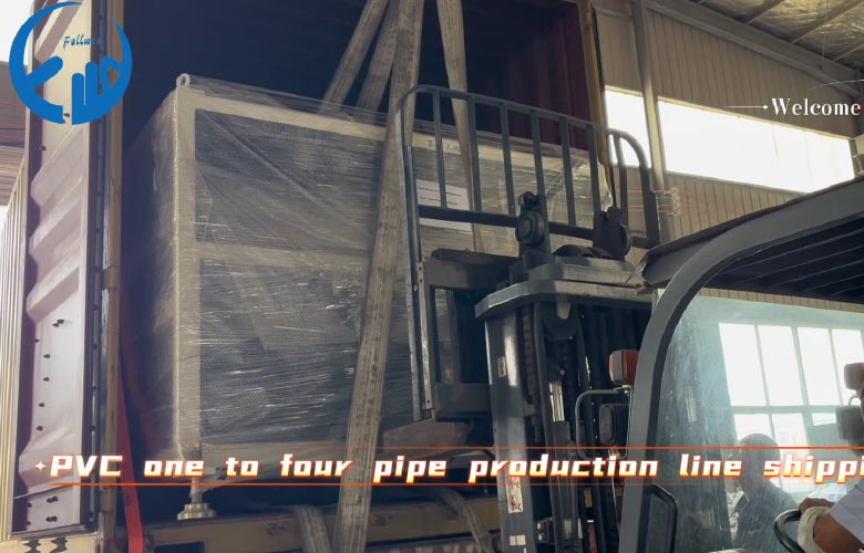 Shipment-16–32mm-PVC-Four-out-Pipe-Extrusion-Line